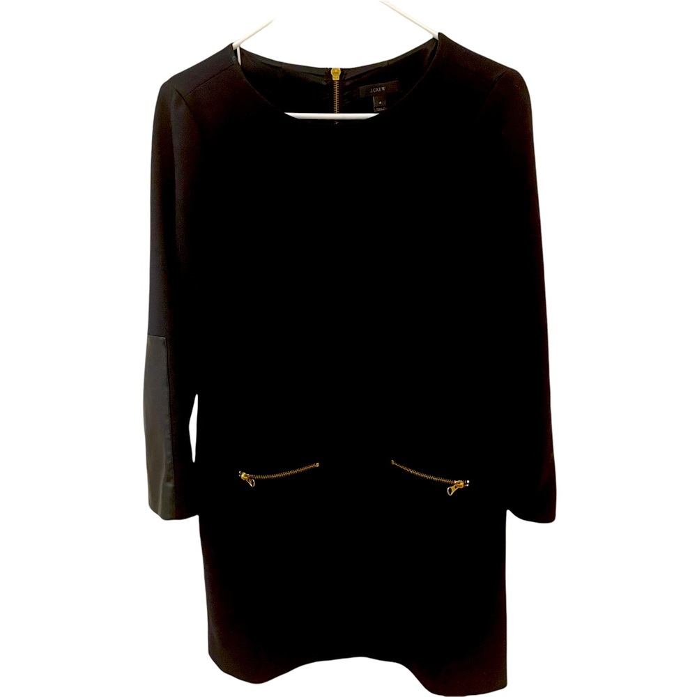 JCrew Black Mid-Length Dress